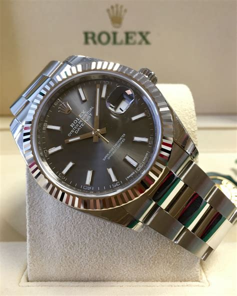 rolex rhodium dial 36|rolex datejust 41 dark rhodium.